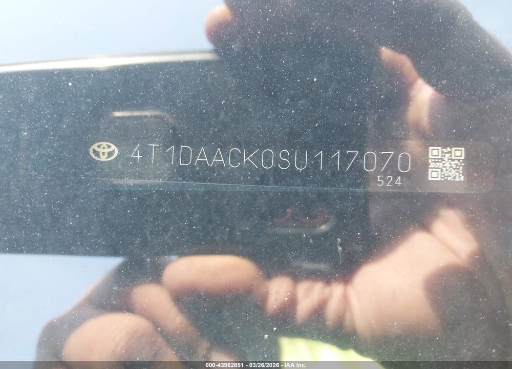 2025 TOYOTA CAMRY SE VIN: 4T1DAACK0SU117070