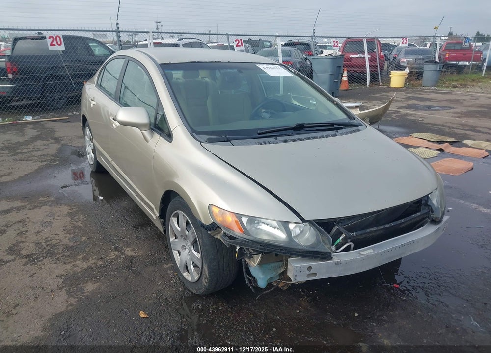 2008 HONDA CIVIC LX VIN: 1HGFA16518L108459