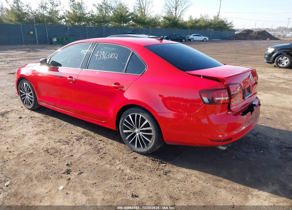 2017 VOLKSWAGEN JETTA 1.8T SPORT VIN: 3VWD17AJXHM402175