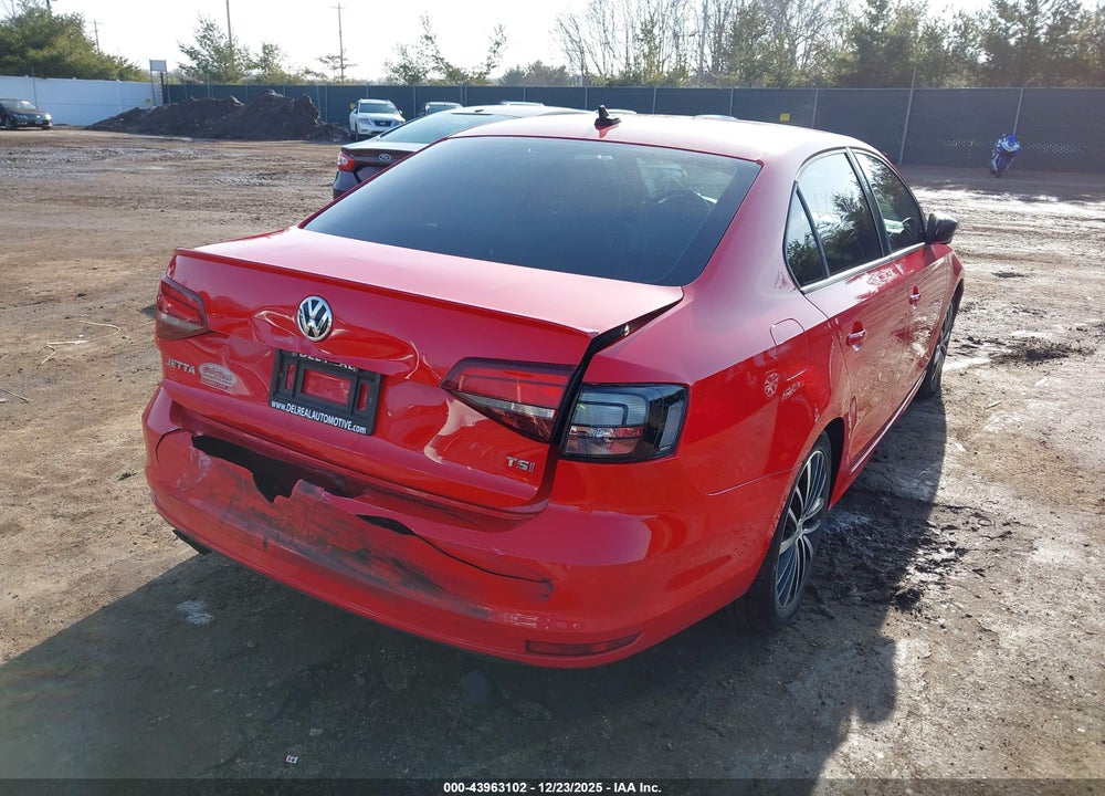 2017 VOLKSWAGEN JETTA 1.8T SPORT VIN: 3VWD17AJXHM402175