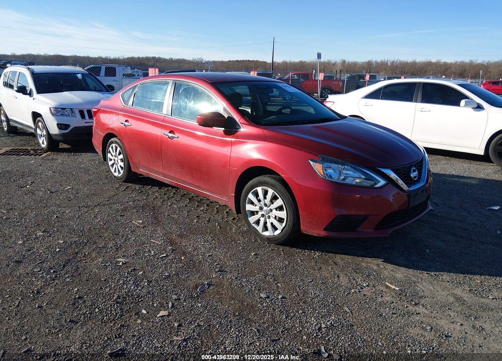 2016 NISSAN SENTRA SV VIN: 3N1AB7AP8GY212361