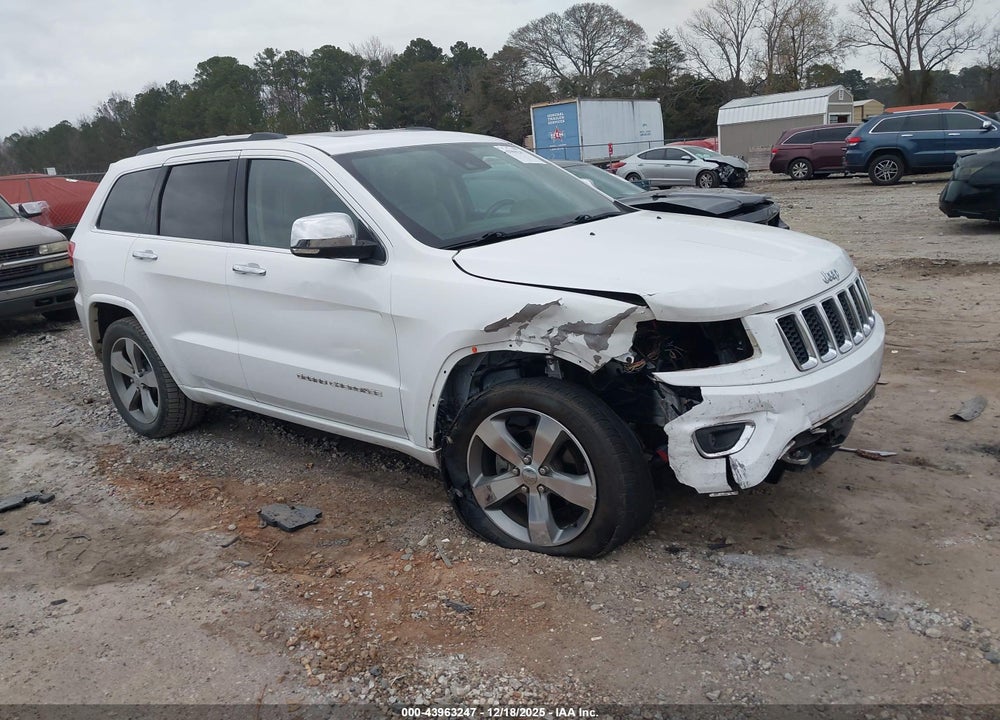 2016 JEEP GRAND CHEROKEE OVERLAND VIN: 1C4RJECG2GC321220