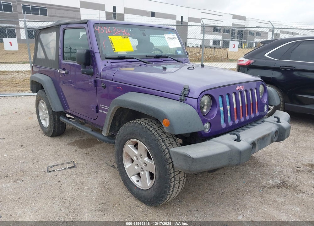 2017 JEEP WRANGLER SPORT 4X4 VIN: 1C4AJWAG8HL705266