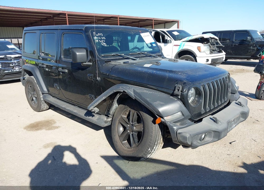 2020 JEEP WRANGLER UNLIMITED SPORT ALTITUDE 4X4 VIN: 1C4HJXDGXLW187605