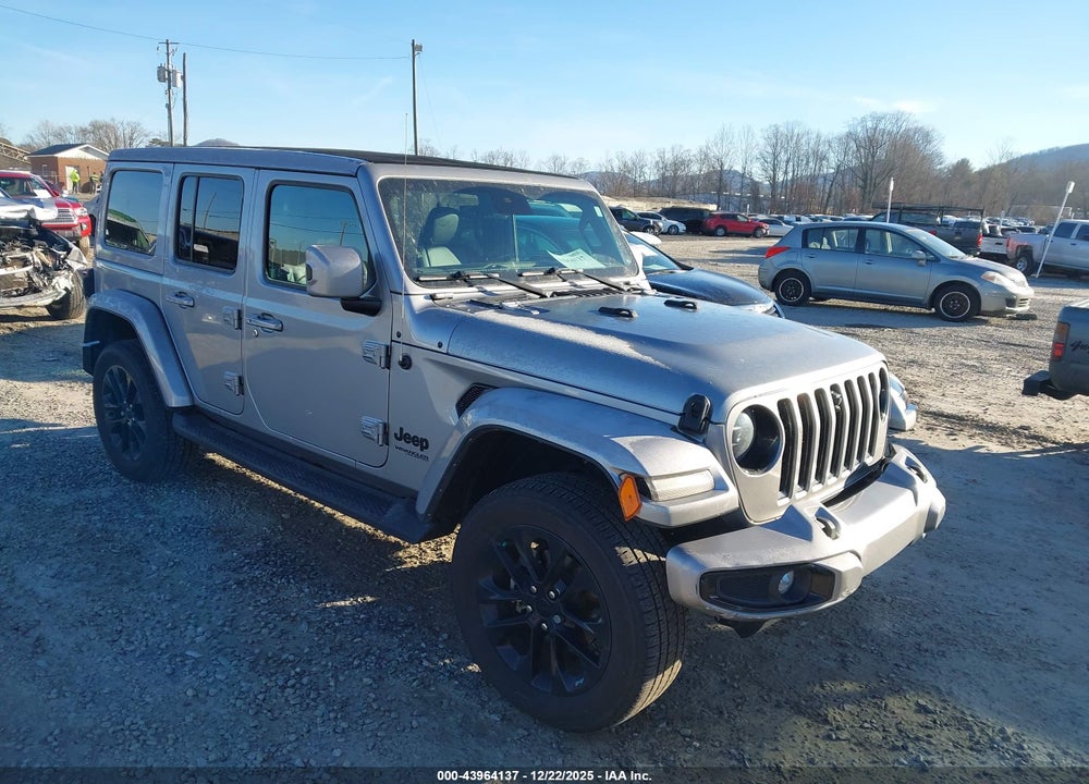 2021 JEEP WRANGLER UNLIMITED HIGH ALTITUDE 4X4 VIN: 1C4HJXEGXMW746005