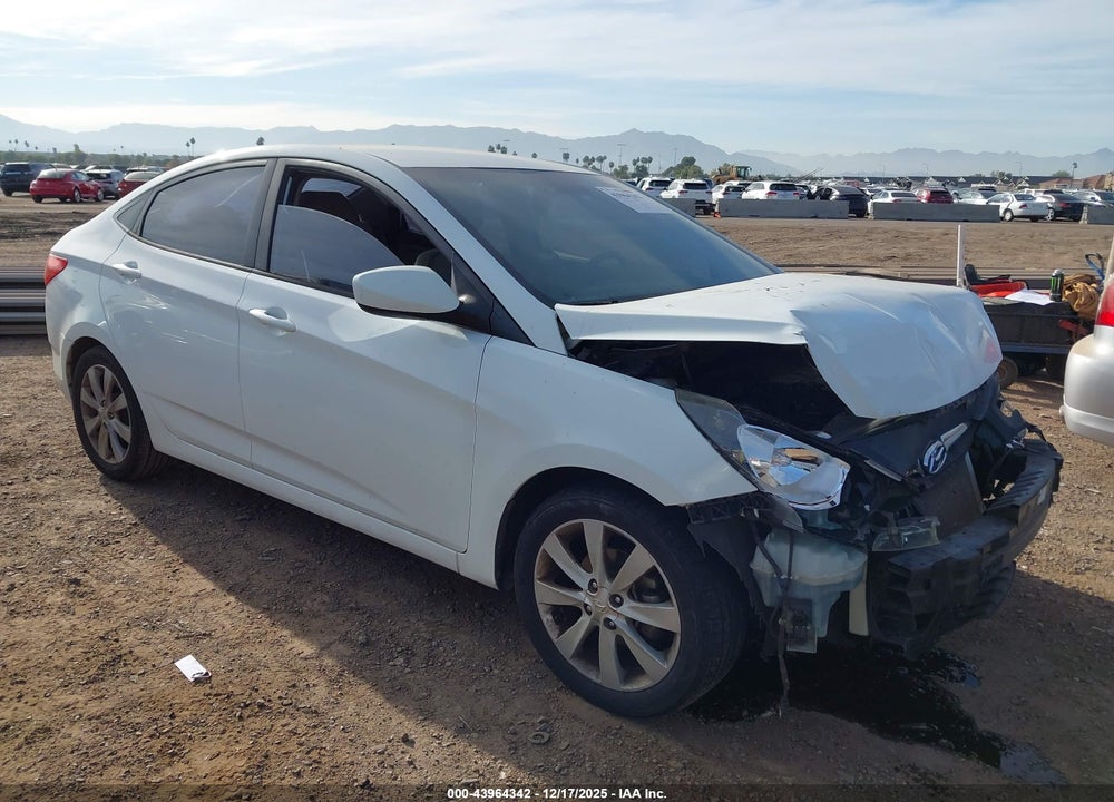 2012 HYUNDAI ACCENT GLS VIN: KMHCU4AEXCU148832