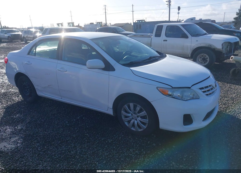 2013 TOYOTA COROLLA LE VIN: 2T1BU4EE6DC922454