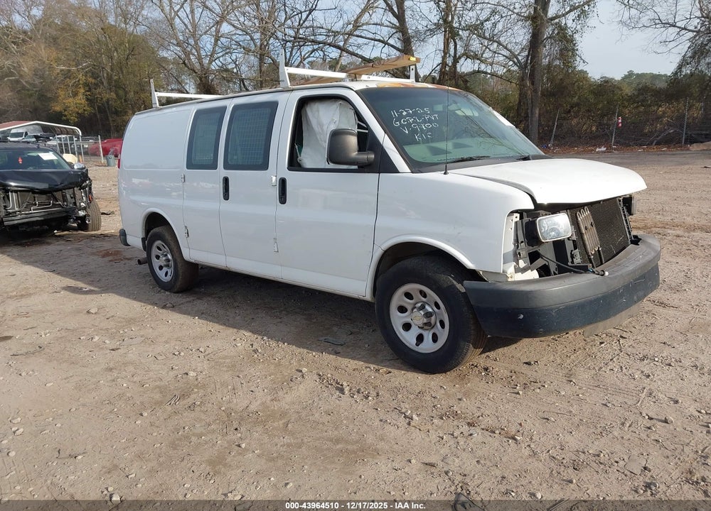 2013 CHEVROLET EXPRESS 1500 WORK VAN VIN: 1GCSGAFX5D1149700