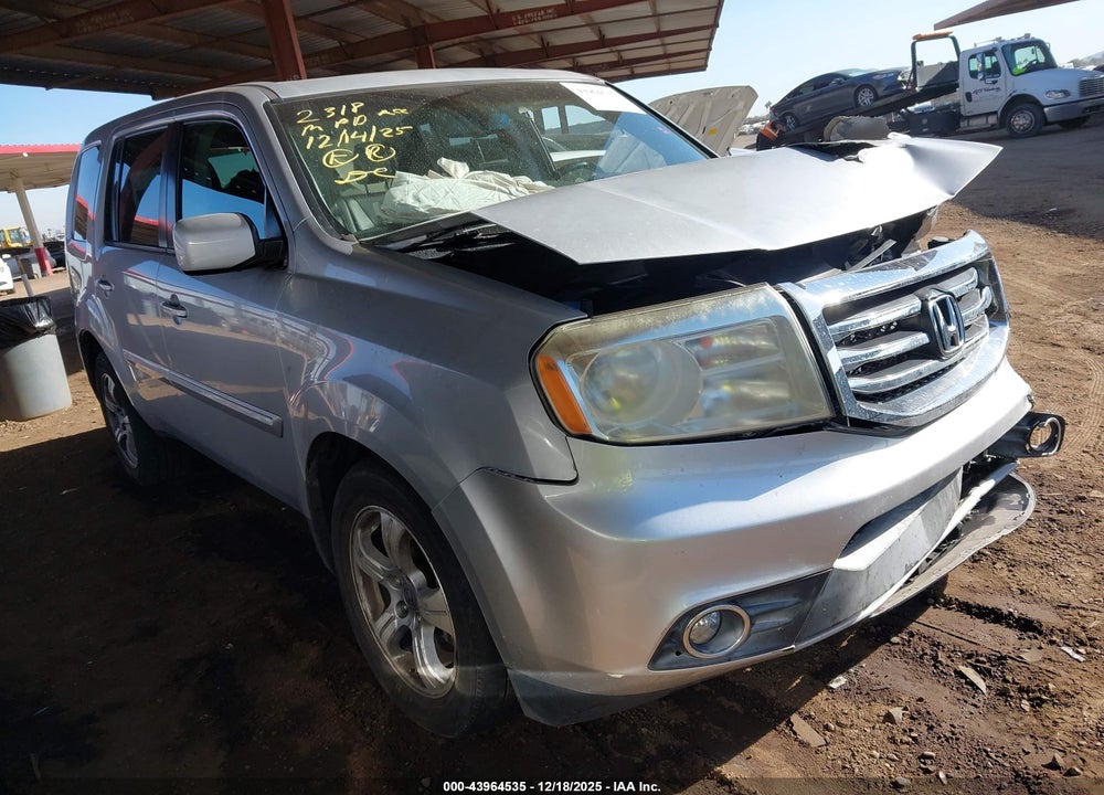 2012 HONDA PILOT EX-L VIN: 5FNYF3H70CB035812