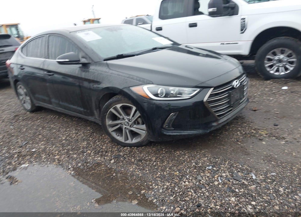 2018 HYUNDAI ELANTRA LIMITED VIN: 5NPD84LF6JH286586