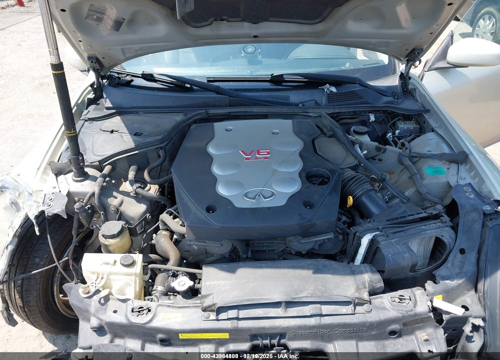 2006 INFINITI G35 VIN: JNKCV54E06M720478