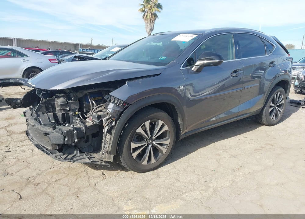 2018 LEXUS NX 300 F SPORT VIN: JTJBARBZ3J2159510