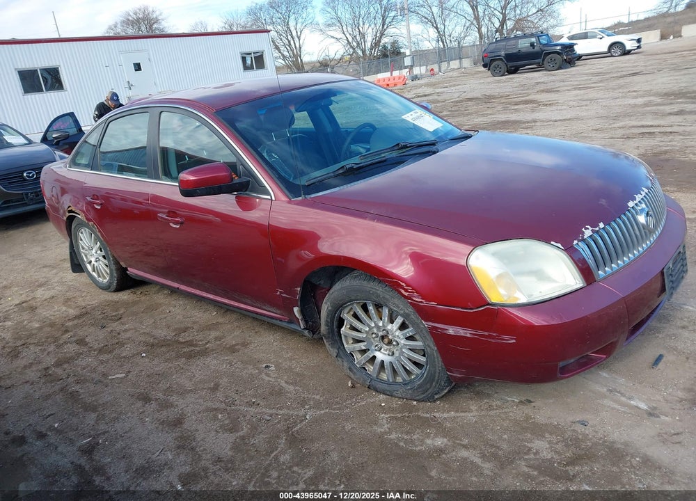 2007 MERCURY MONTEGO PREMIER VIN: 1MEHM42177G607758