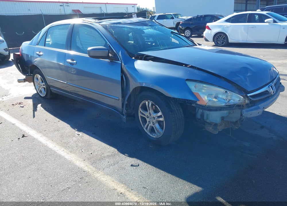 2007 HONDA ACCORD 2.4 EX VIN: 1HGCM56707A161263