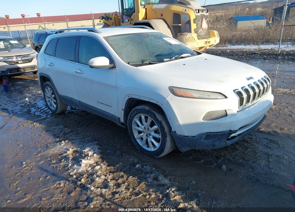 2016 JEEP CHEROKEE LIMITED VIN: 1C4PJLDB1GW107607