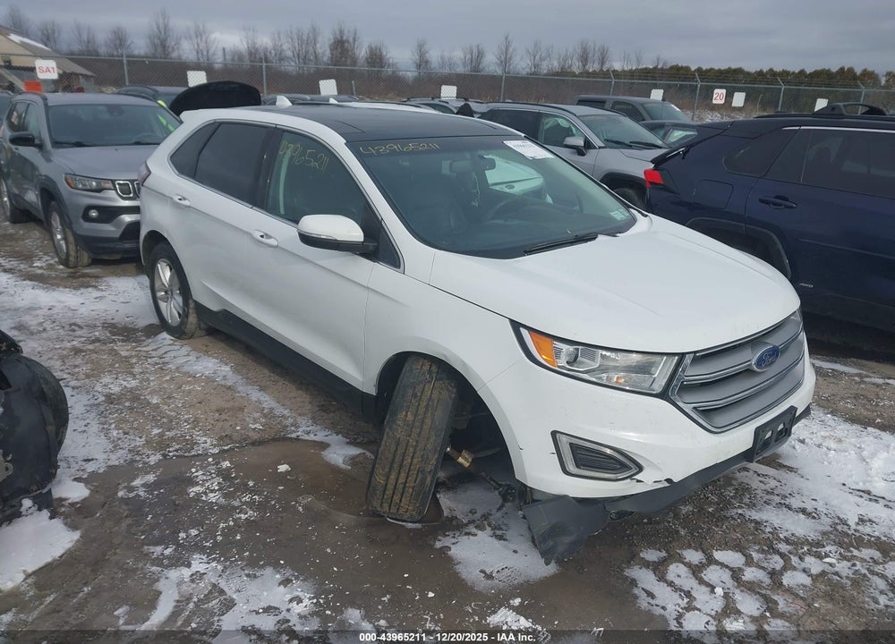 2015 FORD EDGE SEL VIN: 2FMTK4J96FBB59863