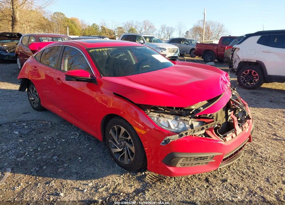 2017 HONDA CIVIC EX VIN: 2HGFC2F72HH518671