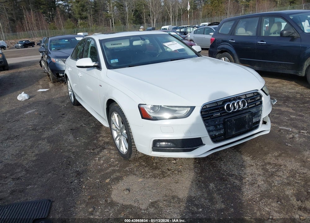 2016 AUDI A4 2.0T PREMIUM VIN: WAUBFAFL1GN018936