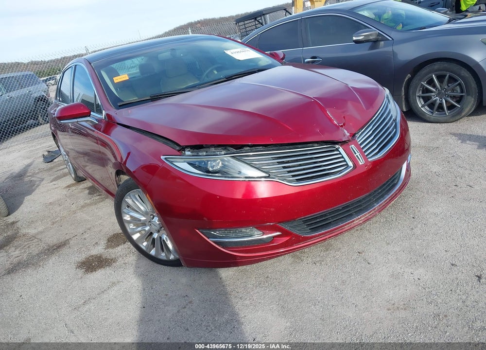 2013 LINCOLN MKZ VIN: 3LN6L2G94DR812307