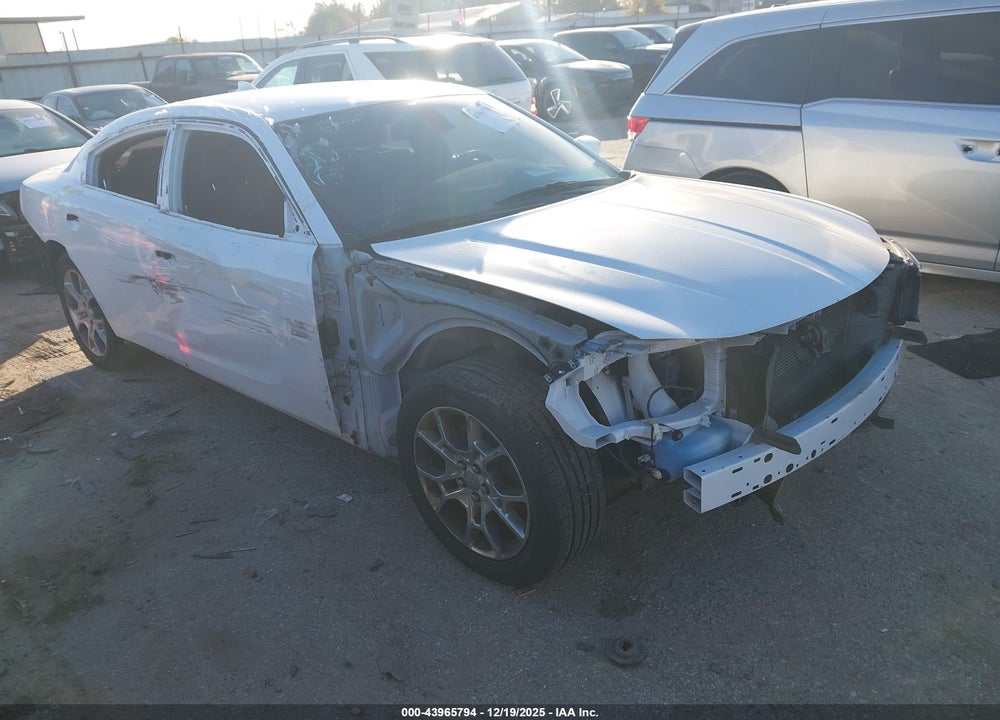 2016 DODGE CHARGER SXT VIN: 2C3CDXJG9GH259876