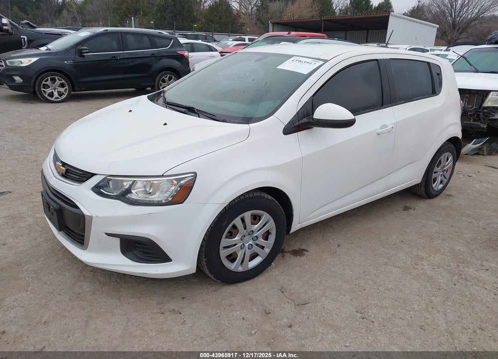 2017 CHEVROLET SONIC LT AUTO VIN: 1G1JG6SH5H4174679