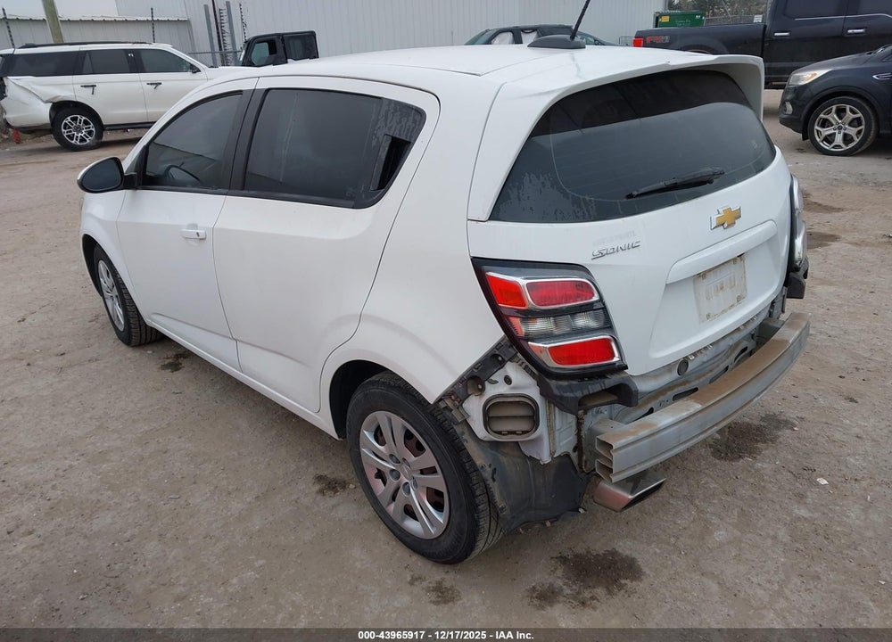 2017 CHEVROLET SONIC LT AUTO VIN: 1G1JG6SH5H4174679