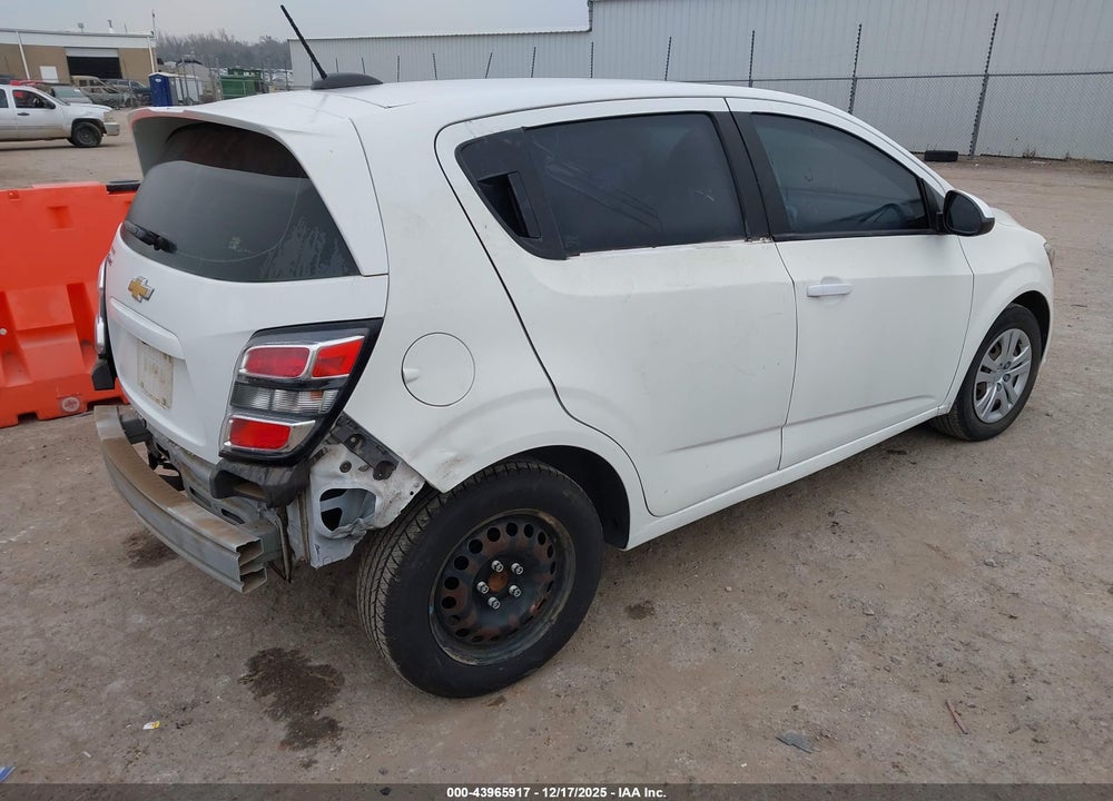 2017 CHEVROLET SONIC LT AUTO VIN: 1G1JG6SH5H4174679