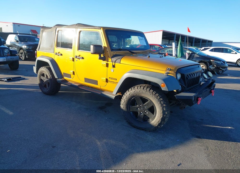 2014 JEEP WRANGLER UNLIMITED SPORT VIN: 1C4BJWDGXEL208389