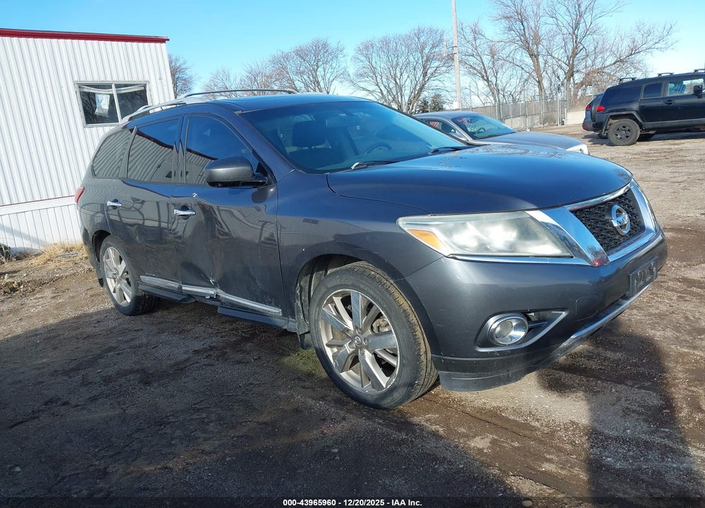 2014 NISSAN PATHFINDER PLATINUM VIN: 5N1AR2MMXEC679635