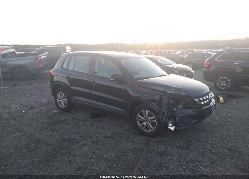 2014 VOLKSWAGEN TIGUAN S VIN: WVGAV3AX4EW510547
