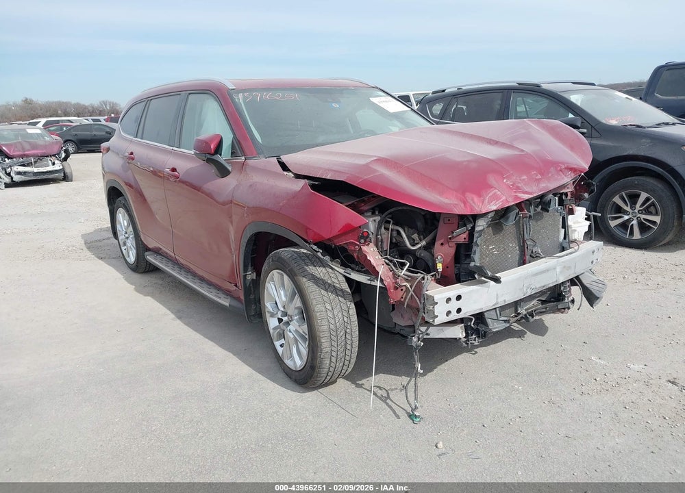 2021 TOYOTA HIGHLANDER LIMITED VIN: 5TDYZRAH5MS532185