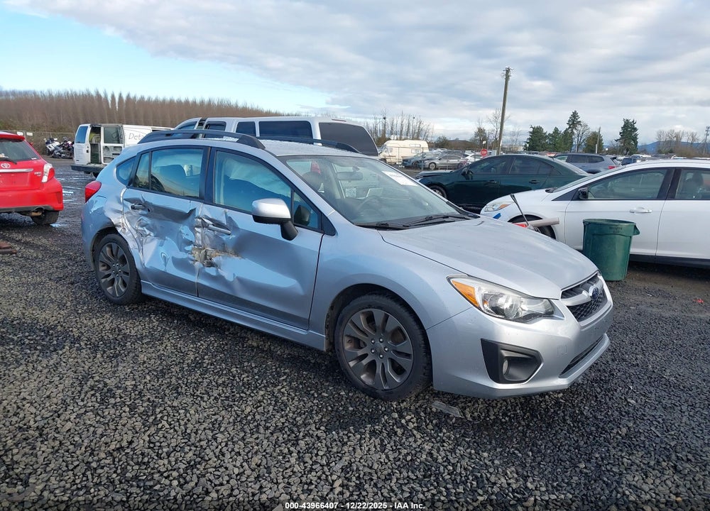 2012 SUBARU IMPREZA 2.0I SPORT PREMIUM VIN: JF1GPAL68CH231899