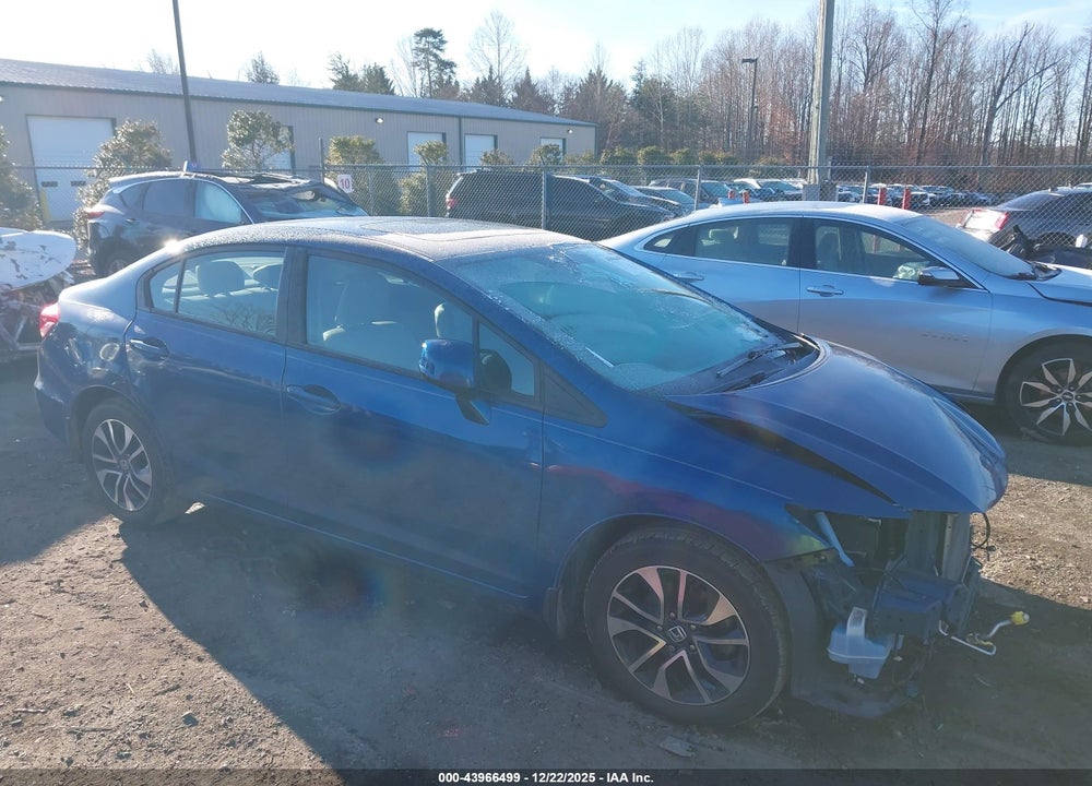2013 HONDA CIVIC EX-L VIN: 2HGFB2F99DH550192
