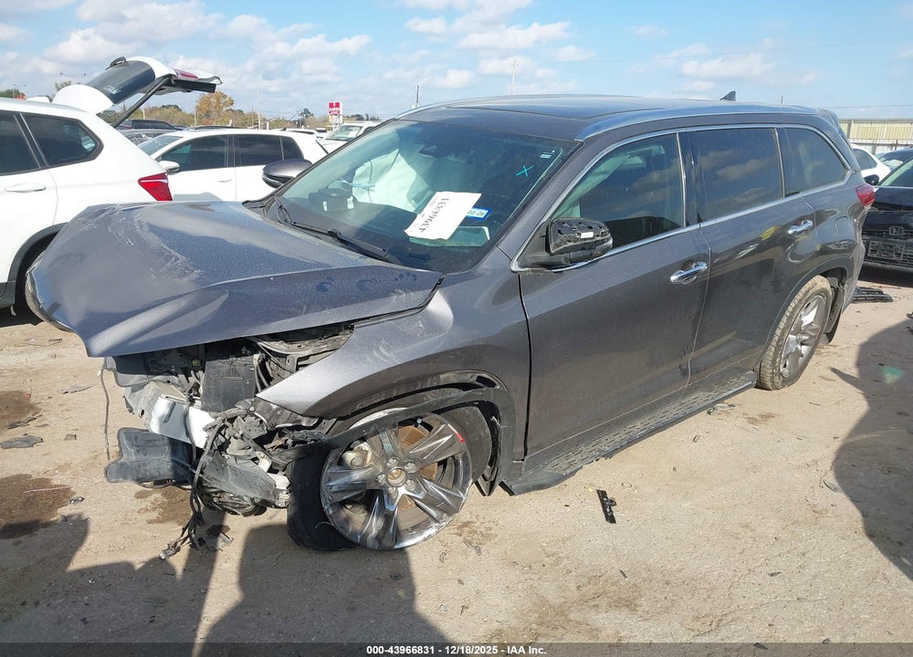 2018 TOYOTA HIGHLANDER LIMITED PLATINUM VIN: 5TDYZRFH6JS264834