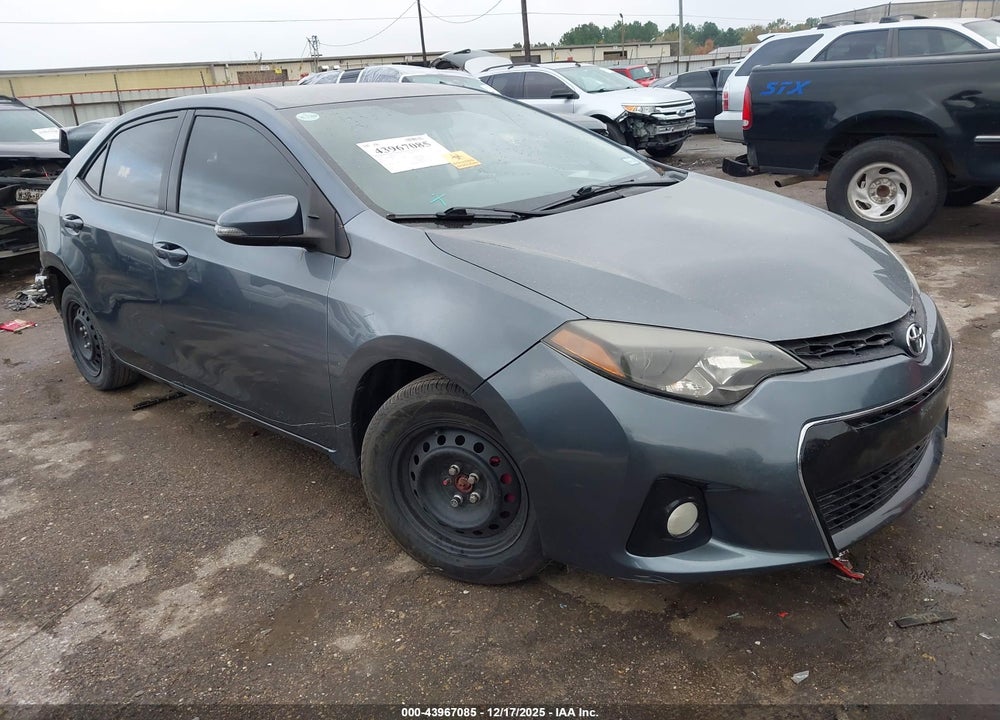 2016 TOYOTA COROLLA S PLUS VIN: 5YFBURHEXGP372513
