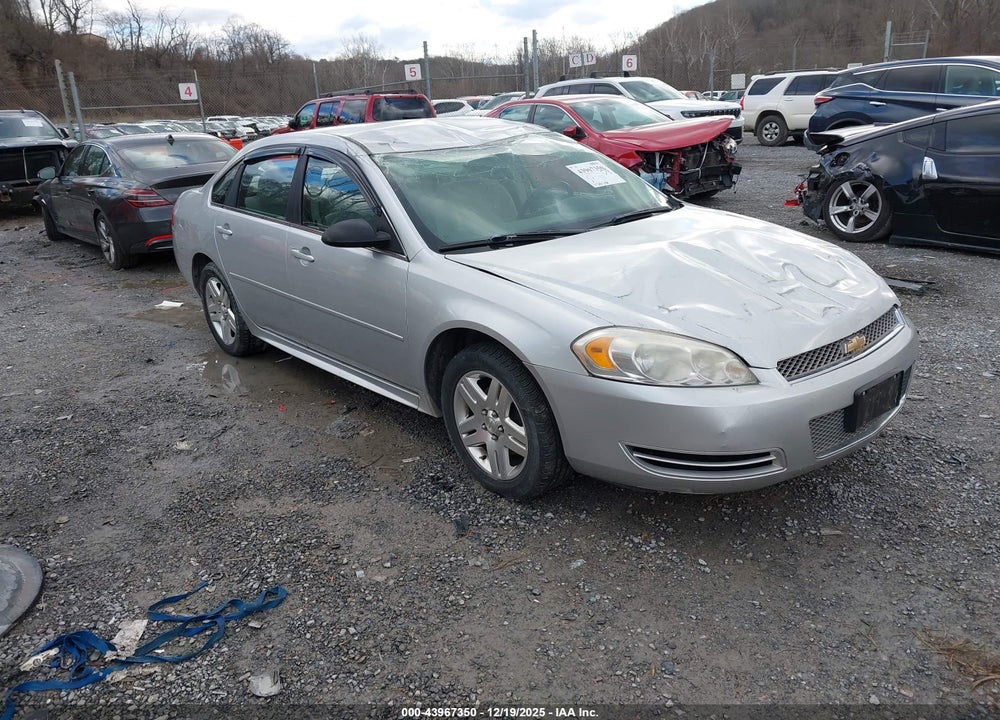 2013 CHEVROLET IMPALA LT VIN: 2G1WG5E38D1145893