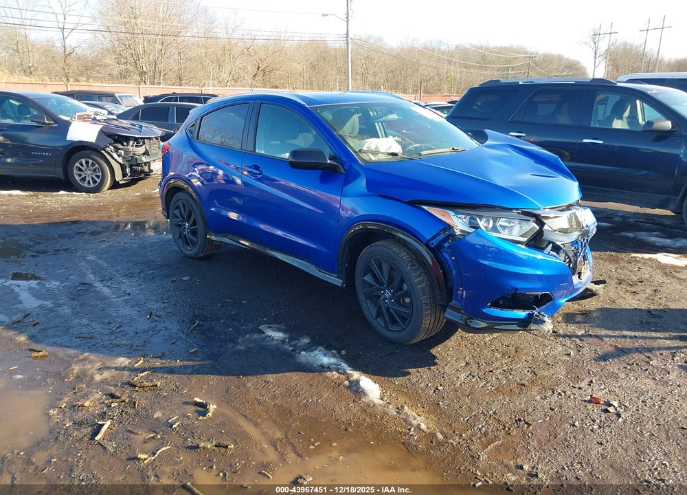 2022 HONDA HR-V AWD SPORT VIN: 3CZRU6H17NM704660