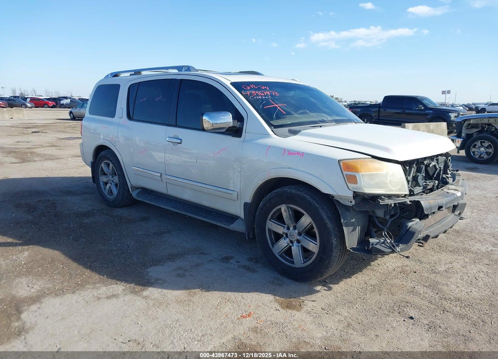 2011 NISSAN ARMADA PLATINUM VIN: 5N1BA0NF2BN615265