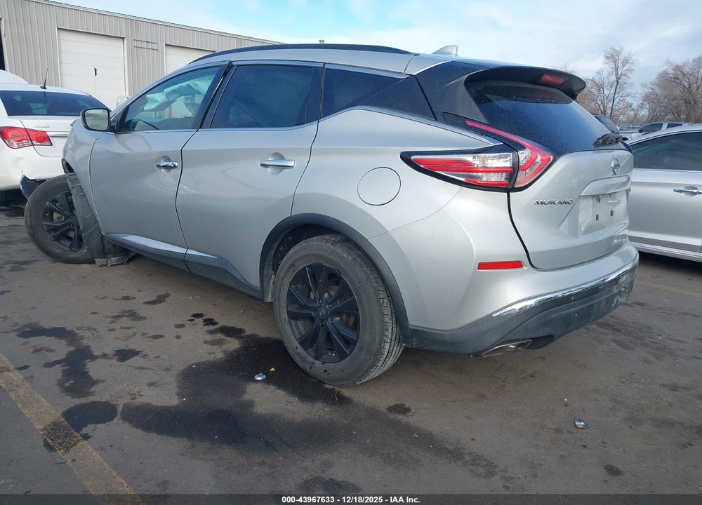 2018 NISSAN MURANO SV VIN: 5N1AZ2MH0JN158165