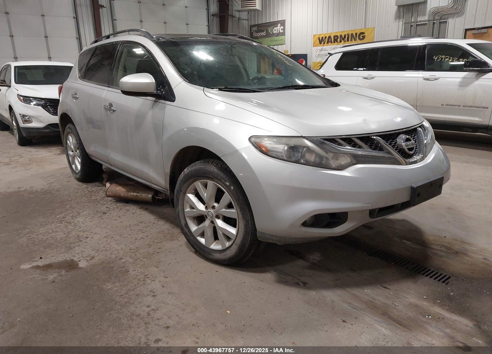2011 NISSAN MURANO SV VIN: JN8AZ1MW3BW152616