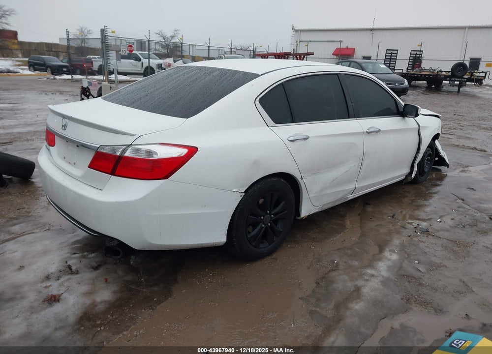 2013 HONDA ACCORD LX VIN: 1HGCR2F30DA168013
