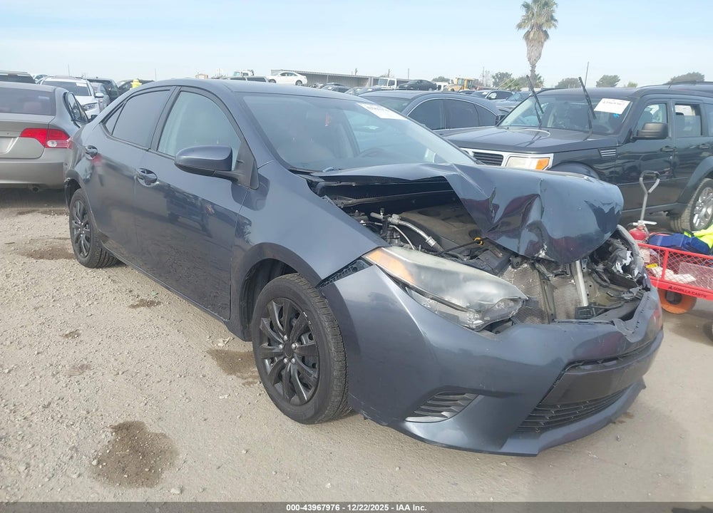 2016 TOYOTA COROLLA LE VIN: 5YFBURHEXGP374228