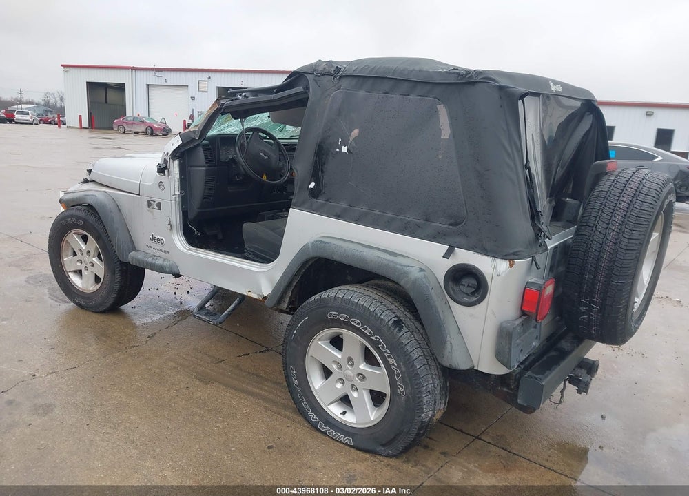 2006 JEEP WRANGLER X VIN: 1J4FA39S26P743573