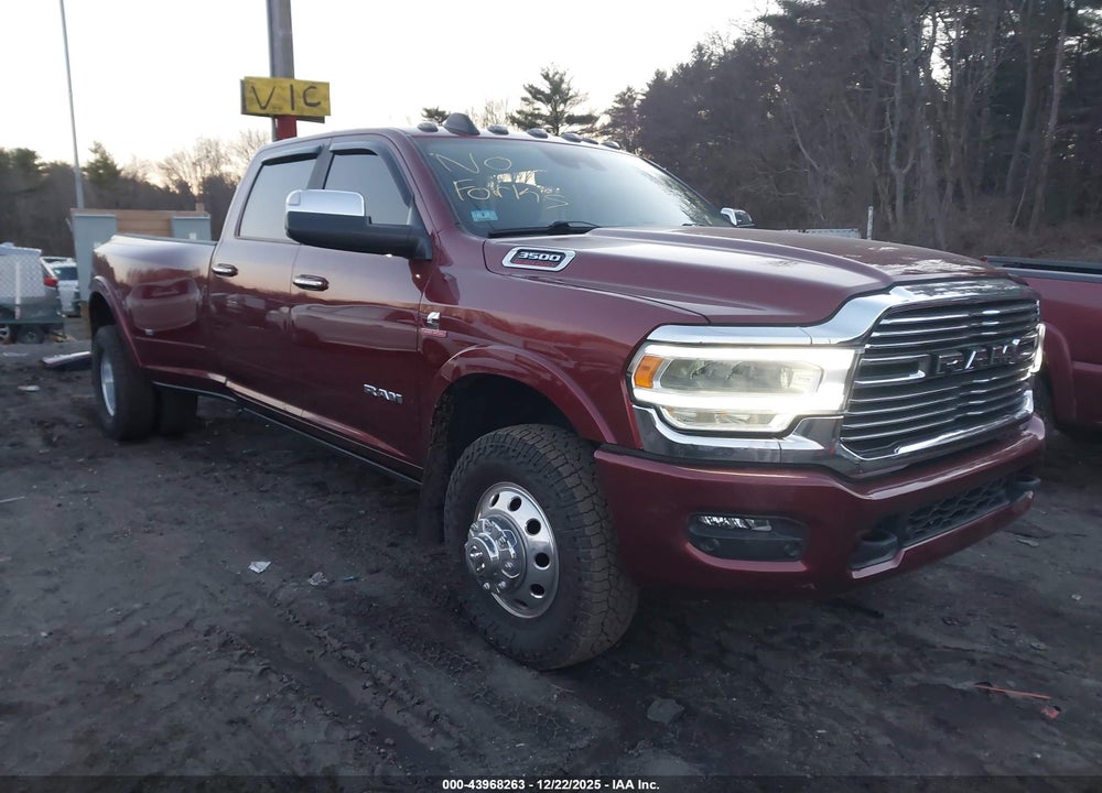 2022 RAM 3500 LAIE  4X4 8' BOX VIN: 3C63RRJLXNG160381