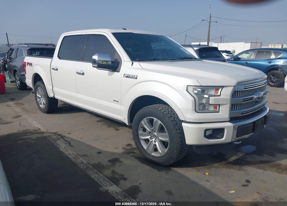 2016 FORD F-150 PLATINUM VIN: 1FTEW1EG8GFA86438