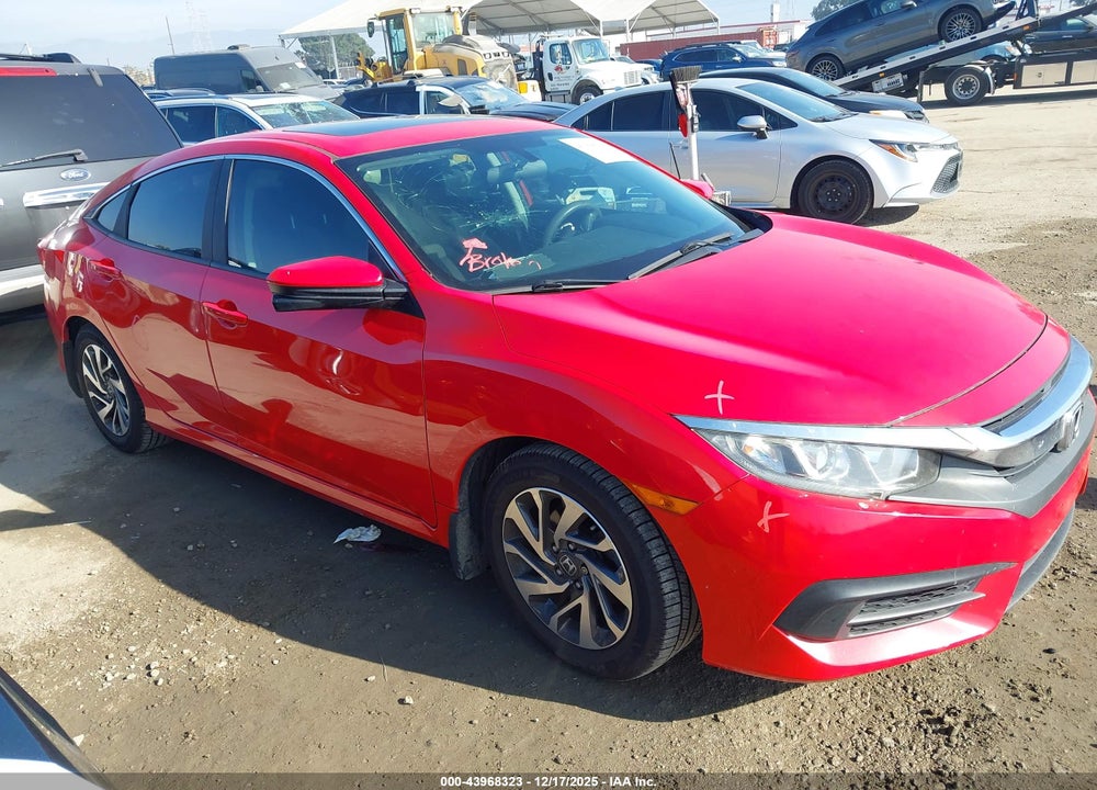 2018 HONDA CIVIC EX VIN: 2HGFC2F73JH587536