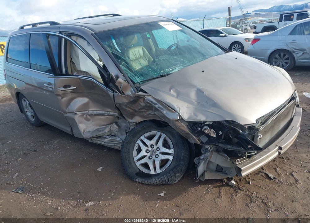 2007 HONDA ODYSSEY EX-L VIN: 5FNRL38787B444238