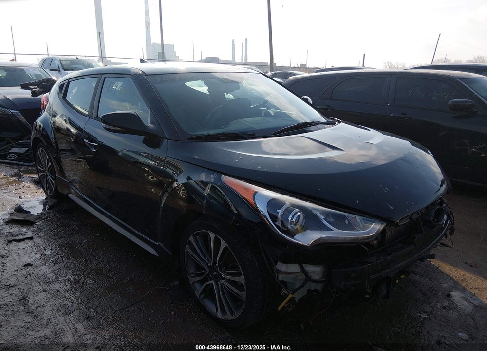 2016 HYUNDAI VELOSTER TURBO VIN: KMHTC6AE6GU275078