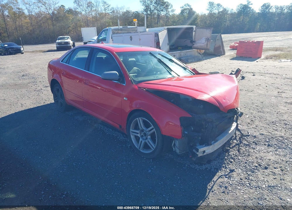 2008 AUDI A4 2.0T VIN: WAUDF78E58A031093