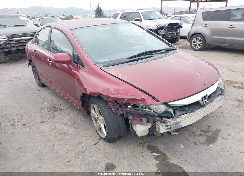 2009 HONDA CIVIC LX-S VIN: 19XFA16679E010408